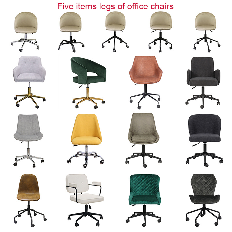 Swivel Velvet Office Chair Dining Swivel Chairs Living Room Furniture Home Bedroom Leisure Computer Chair for Student Desk