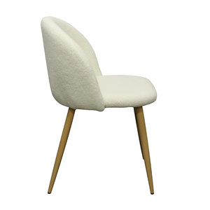 Olela Modern Accent Chair boucle dining chairs Upholstered Chair for Living Room Bedroom Office