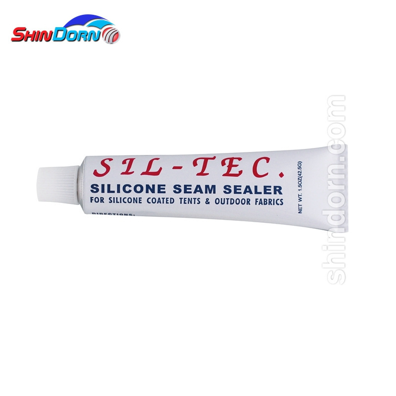 Fabric adhesive glue for silicone impregnated fabric, clear liquid silicone sealant