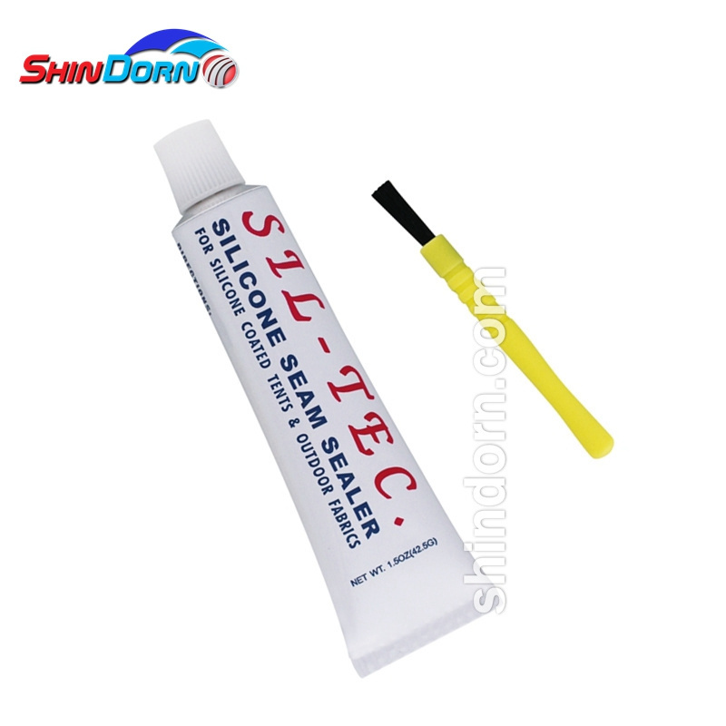 Waterproofing liquid silicone adhesive waterproof seam sealer for silicone impregnated tents