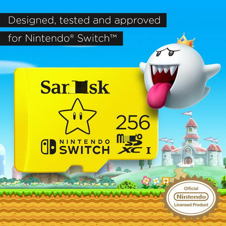 New San Disk NIN TENDO SWITCH SD Micro Card 64 128GB 256GB microSDXC UHS-I Memory Card Up to 100MB/s TF Card for Nintendo Switch