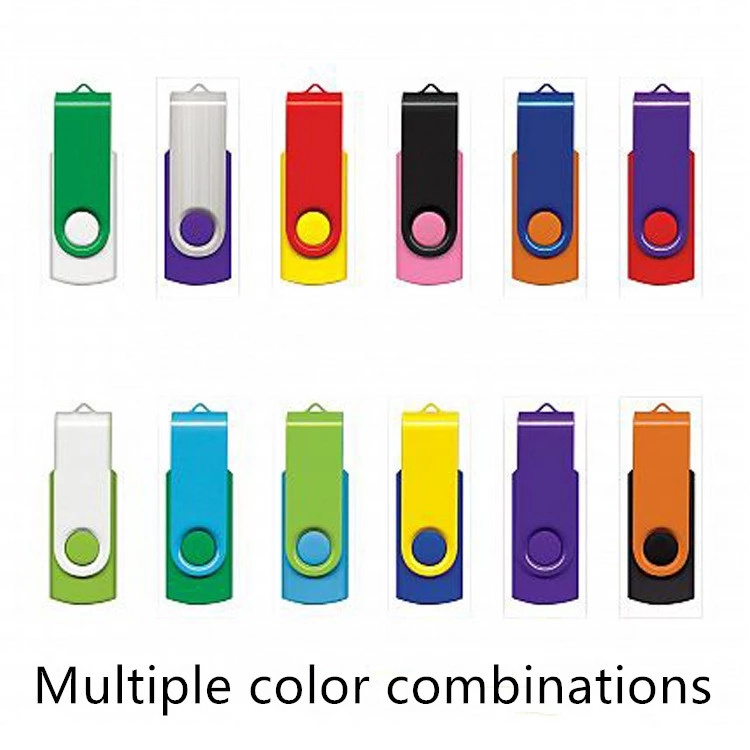 Custom Bulk Mini Rotation Fingerprint Pen Drive 4Gb 8Gb 16Gb 32Gb 64Gb 2.0 Metal U disk Swivel Usb Flash Drive with logo