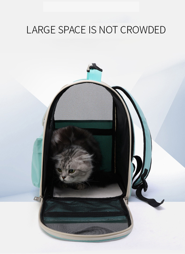 Oem Custom Outdoor Breathable Large Capacity Luxury Travel Cat Pet Backpack Cat Dog Bag Pet Carrier For Dogs Pet Cages, Carriers