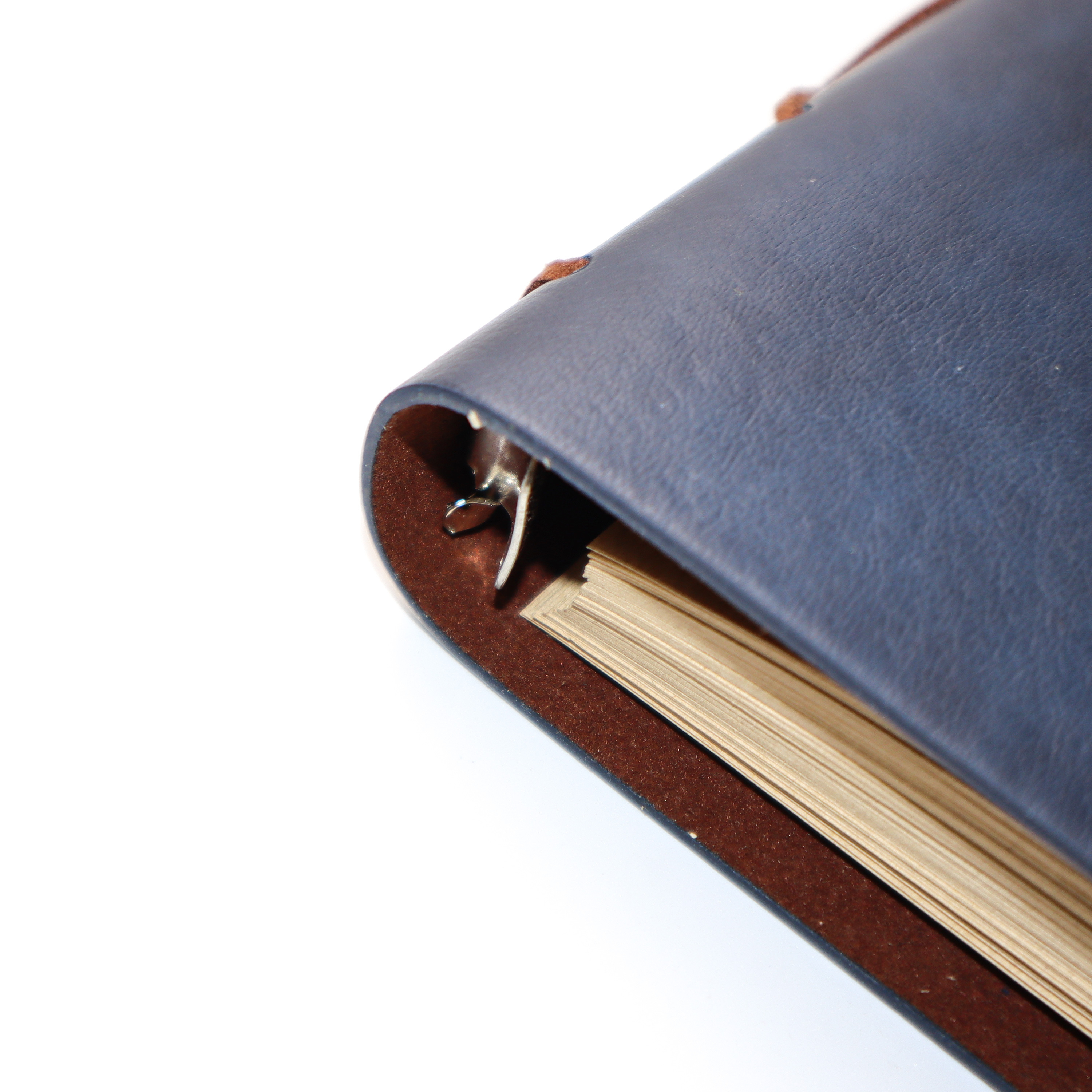 High Quality Handmade Vintage Leather Travel Journal Maker Refillable Notebook with Binder