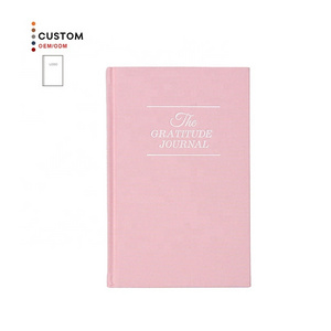 Customization Imprint Logo Custom Printing Journal Linen Hardcover Fabric Notebook