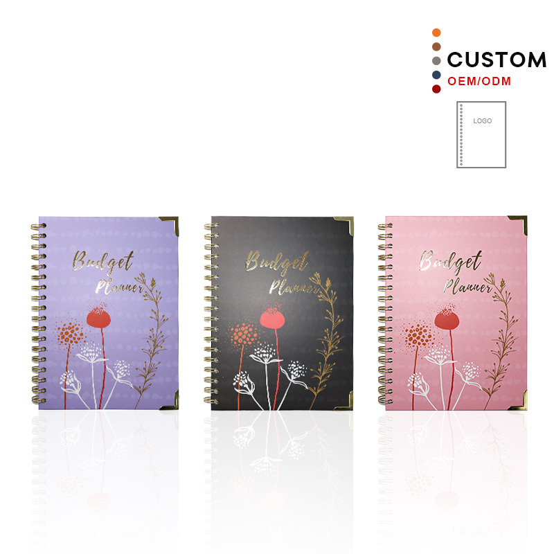 a5 spiral journal manufacturers selling new design high quality custom size color hard cover promotional notebook