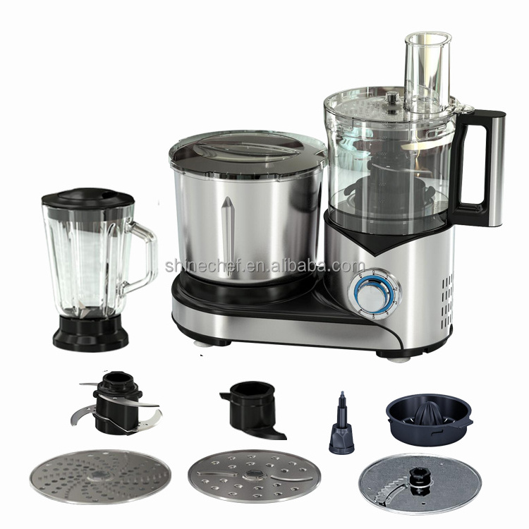 1300W All In 1 Electric Vegetable Food Chopper Blender Multifunctional Food Processors With 5L Dough Mixer