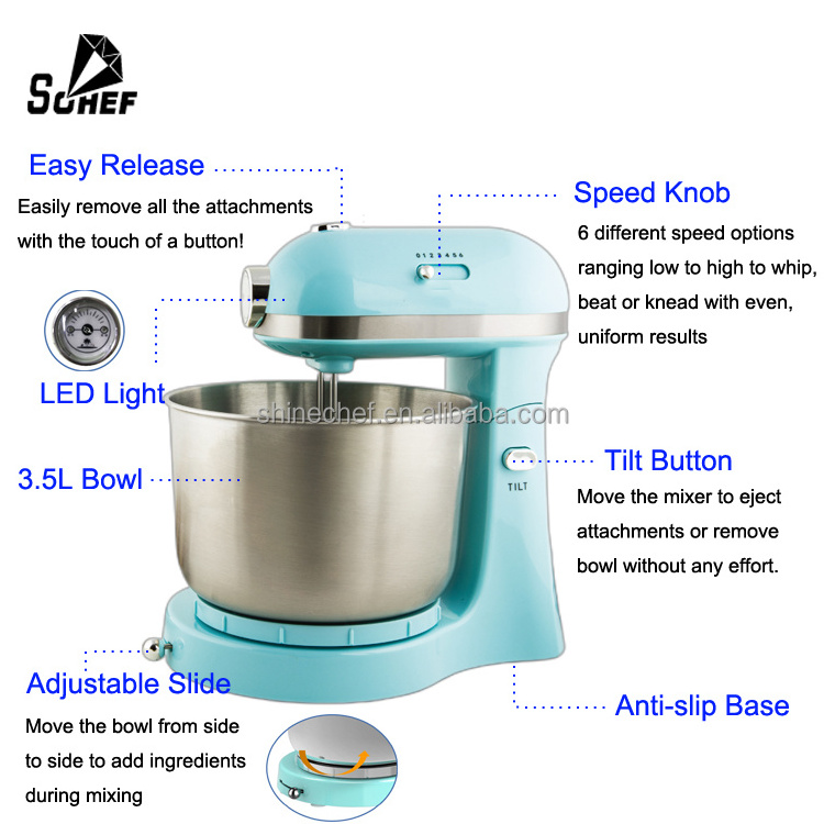 Home Kitchen appliance OEM 3L stand mixer electric cake dough mixer planetary mixer machine