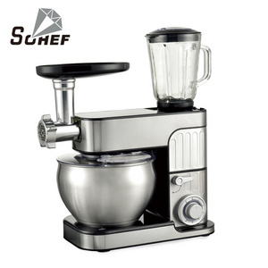 7L stainless steel bowl machine food processor planetary dough mixer for home