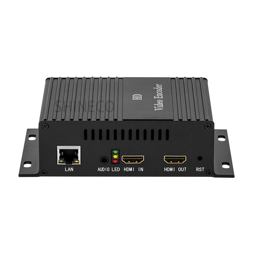 4 Streams HDMI 1080P60 POE TF Card SRT NDI IP Encoder