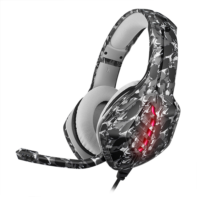 Surround Sound Pro Gaming Headset with Noise Cancelling Microphone Detachable Memory Foam Ear Pads Portable Foldable Headphones