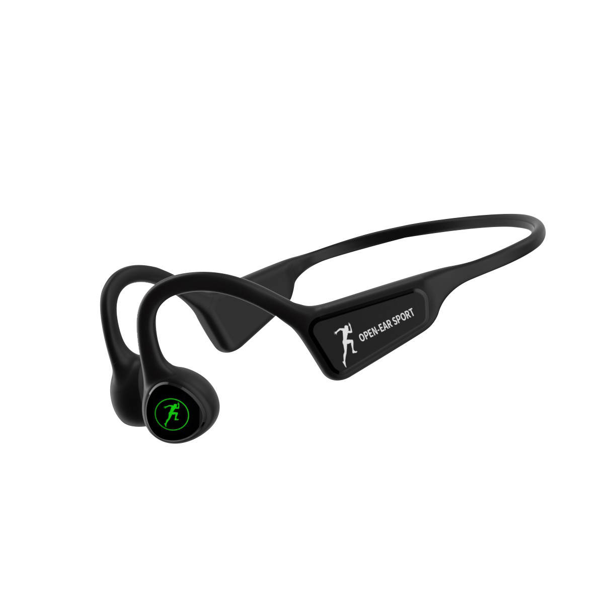 Upgraded Bone Conduction Headphones 8hrs Playtime with 160mAh Battery Support Fast Charging HiFi Stereo Sound Wireless Headset