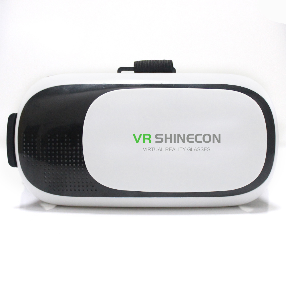 VR SHINECON Best VR Glasses with Blue-tooth V4.0 Remote Controller Support 3D Gaming / Movies HD 2K Display VR 9D Box