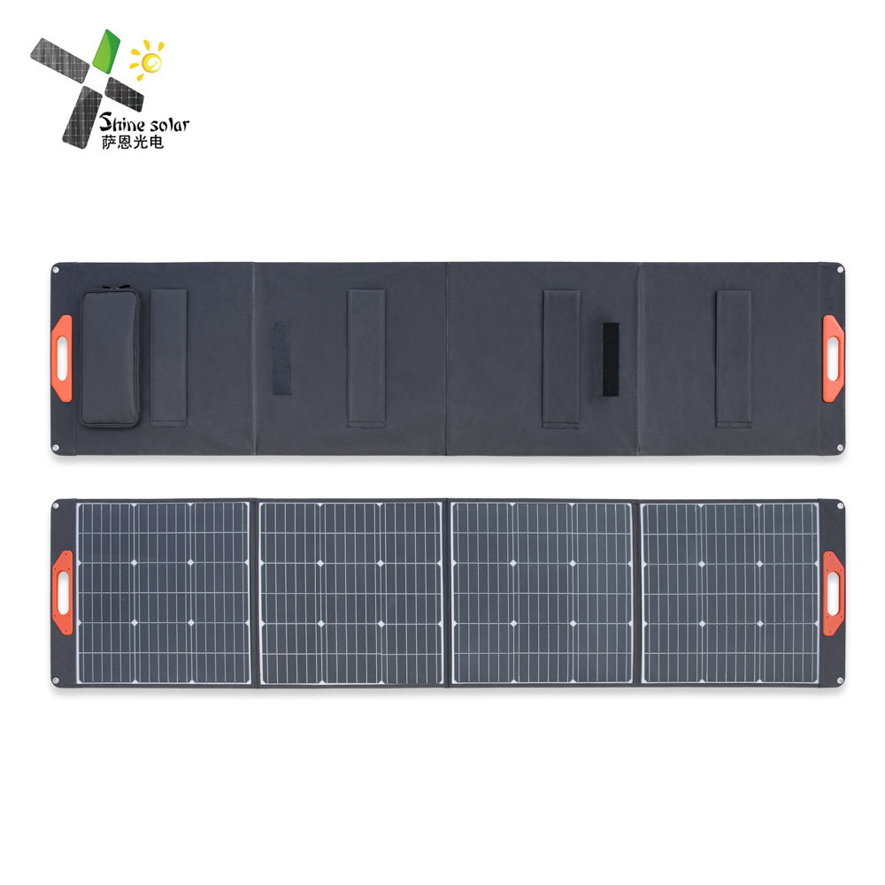 200W Monocrystalline Off Grid Portable Foldable Solar Panel Suitcase