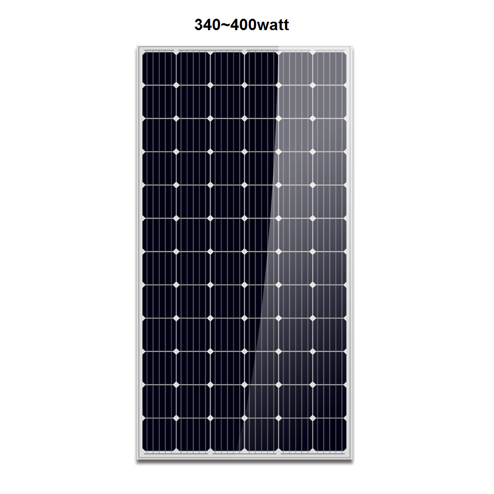 Cheap High efficiency 24V 72cells 300 watt 350W 400W 500W monocrystalline solar panel