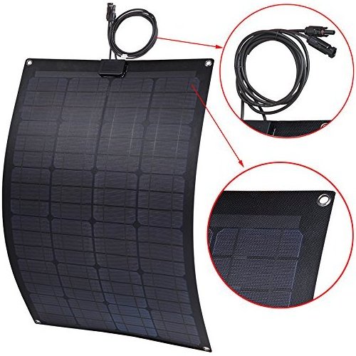 Customize  black semi flexible ETFE 80W 100W 110W 120W 150W 160w solar panel