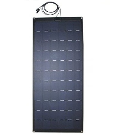 Customize  black semi flexible ETFE 80W 100W 110W 120W 150W 160w solar panel