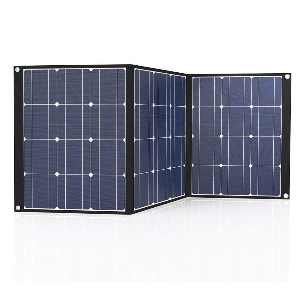 Foldable solar blanket 18V 300W folding mono solar panel 200W charger bag