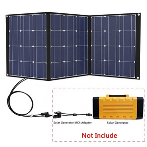 Foldable solar blanket 18V 300W folding mono solar panel 200W charger bag