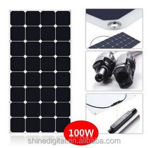 flexible solar panel 100 watt flex pannello solare 100w 12v for boat