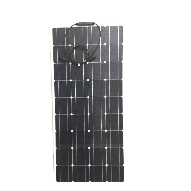 Factory price flexible solar panel easy carry for car roof travel portable use 50w 100w 200w 250w mono solar panel