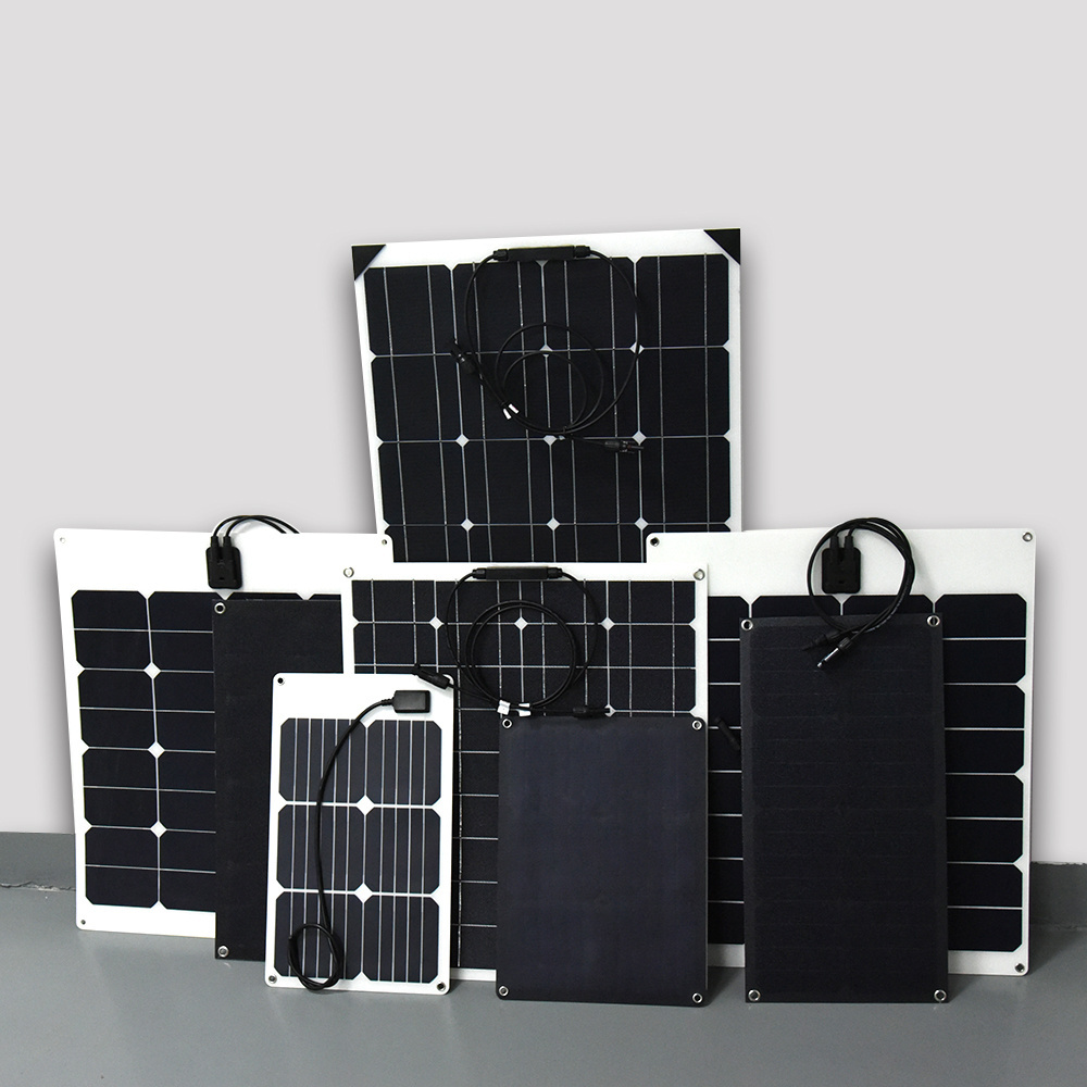 535mm wide  Mini 30w 12 volt flexible solar panel for led