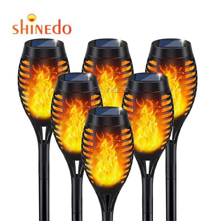 Waterproof Solar Torch Light with Flickering Flame Garden Solar Powered Outdoor Lights 1 pack Flame lamp