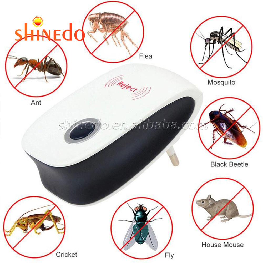 Best Selling Ultrasonic Repeller Reject Electronic Mosquito Killer Light Trap Lamp Repellant Pest Control with plug