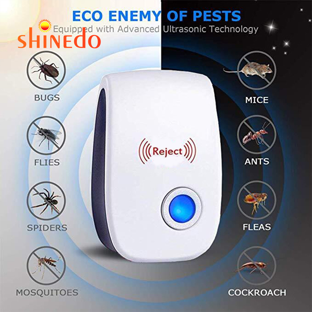 Best Selling Ultrasonic Repeller Reject Electronic Mosquito Killer Light Trap Lamp Repellant Pest Control with plug