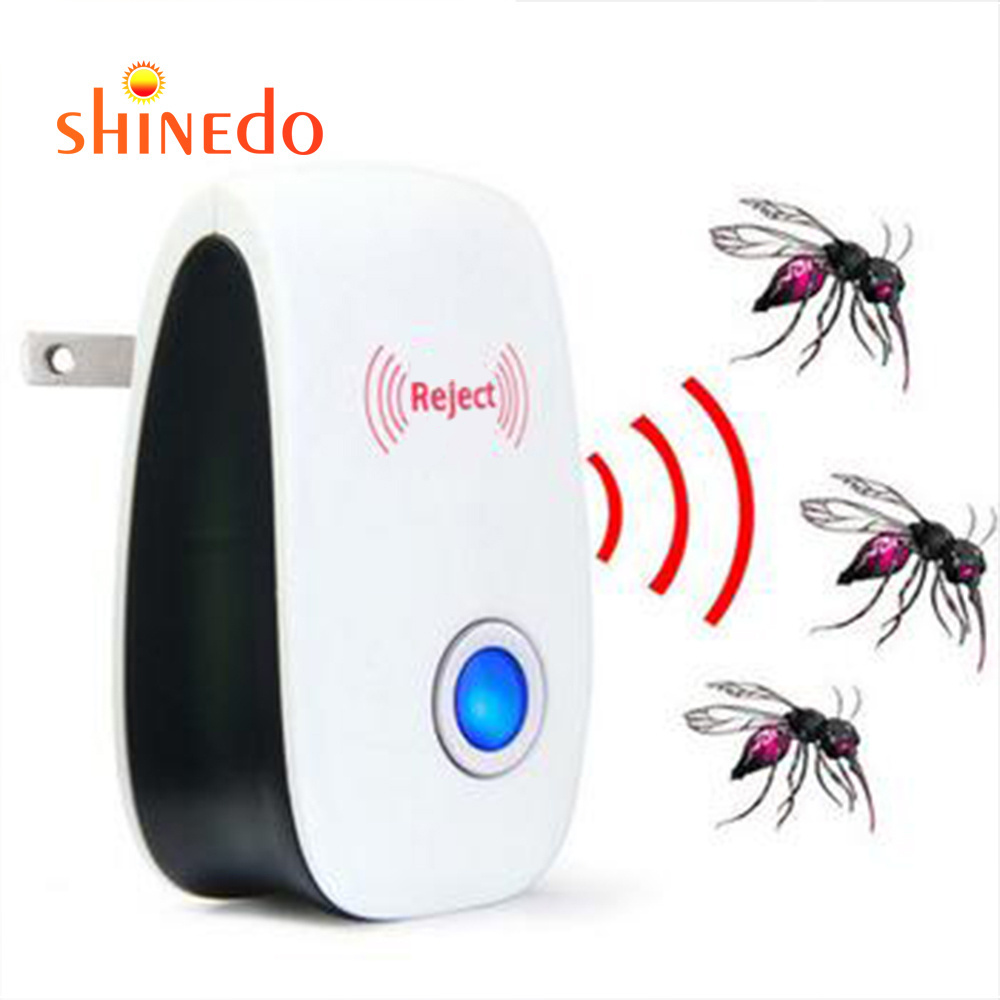 Best Selling Ultrasonic Repeller Reject Electronic Mosquito Killer Light Trap Lamp Repellant Pest Control with plug