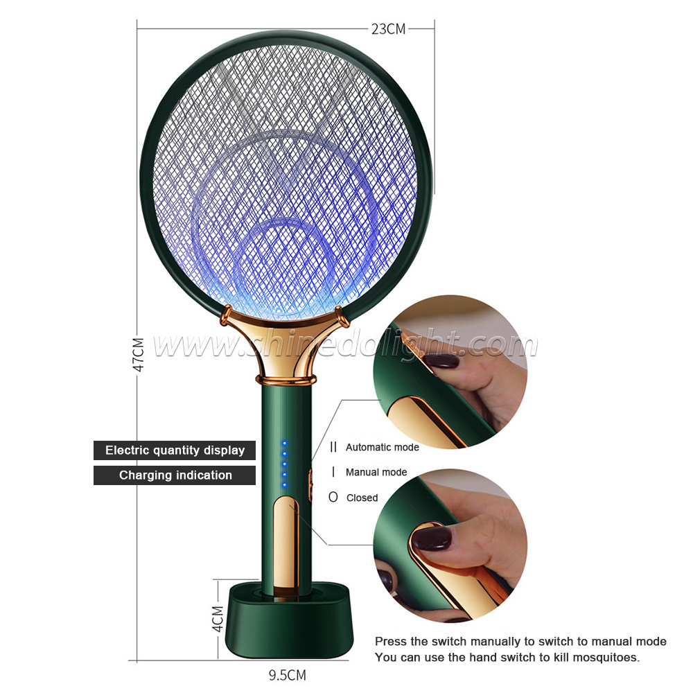 Mosquito Swatter Anti Mosquito Lamp Rechargeable Electric Mosquito Killer Lamp