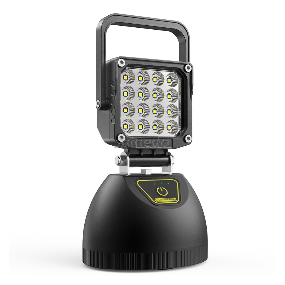 New LED super bright working flood light for underground garage fishing construction large base outdoor lighting