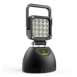 New LED super bright working flood light for underground garage fishing construction large base outdoor lighting