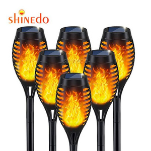 Waterproof Solar Torch Light with Flickering Flame Garden Solar Powered Outdoor Lights Flame lamp