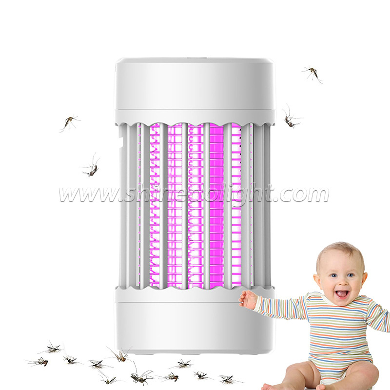 Mosquito Killer Electric USB Lamp LED Night Light Mute Mosquito Repellent Bug Zapper Insect Files Trap for Bedroom Outdoor