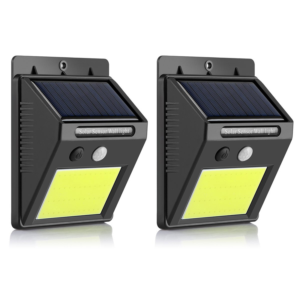 Solar Wall Lights Outdoor Motion Sensor, Super Bright COB 48 LED Wireless Waterproof Solar Porch Lights