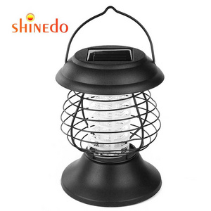 Outdoor Garden Mosquito Repellent Solar Powered LED Light Mosquito Pest Bug Zapper Insect Killer Lamp