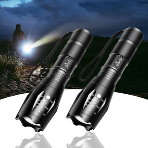 High Power Waterproof XML 10W T6 Aluminum Lanterna Led Flashlight,dimmable Zoom Powerful Torch Light