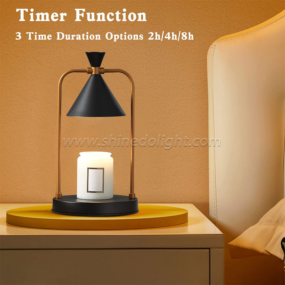 Candle Warmer Lamp No Flame Electric Dimmable Candle Warmer Candle Heating Lamp Creative Aromatherapy Room Table Bedside Decor