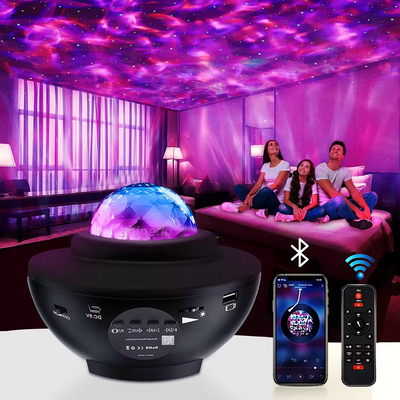 Smart Star Night Starry Projector Light Laser Sky Star Projector BT Music Speaker Galaxy Projector For Bedroom