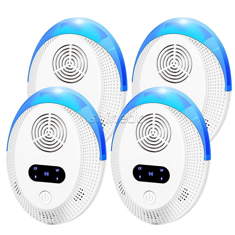 Ultrasonic Pest Repeller 4 Pack Ultrasonic Pest Repellent Pest Control for Insects, Mosquito, Mouse, Bug, Rodents