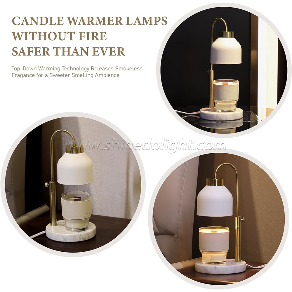 Candle Warmer Lamp Dimmable Warmer Candles No Flame Scented Candle Wax Warmer