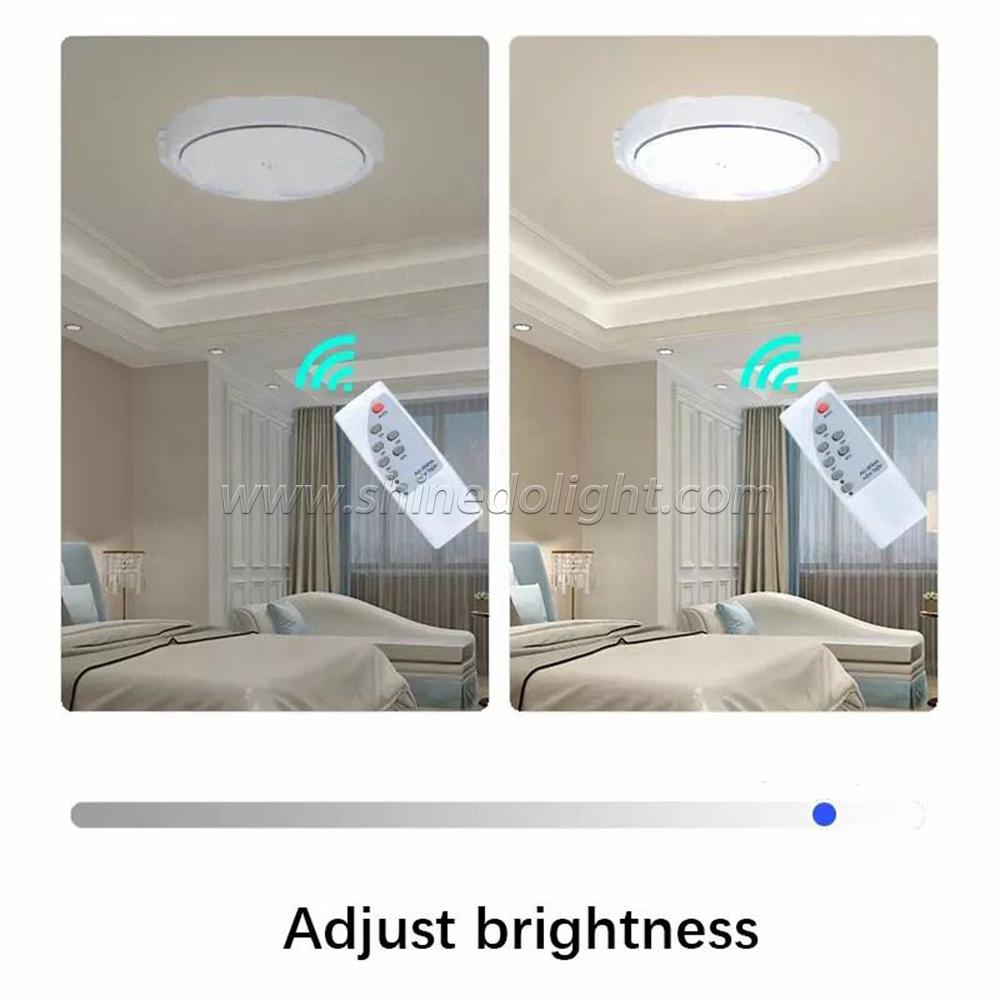 solar ceiling light with remote control solar light lamp for indoor 40w 60w 100w 200w 300w solar ceiling light home house