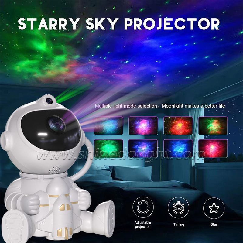 Smart Star Projector Galaxy Night Light Astronaut Galaxy Space Projector Starry Gift for Kids Adults for Bedroom