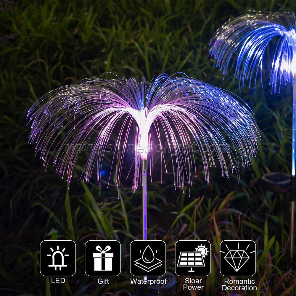 Outdoor Garden Decorations Waterproof Solar Yard Lights Decorative Lights Solar jellyfish lamp for Pathway Patio Lawn Part