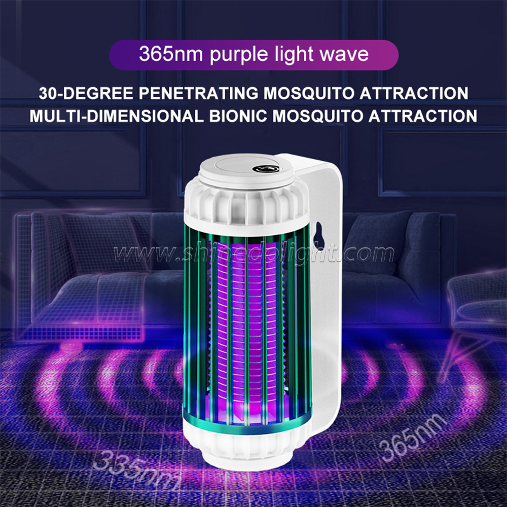 New Indoor Bug Zappers UV LED Electronic Mosquito Killer Lamp Repellent Waterproof Mosquito Lamp with USB