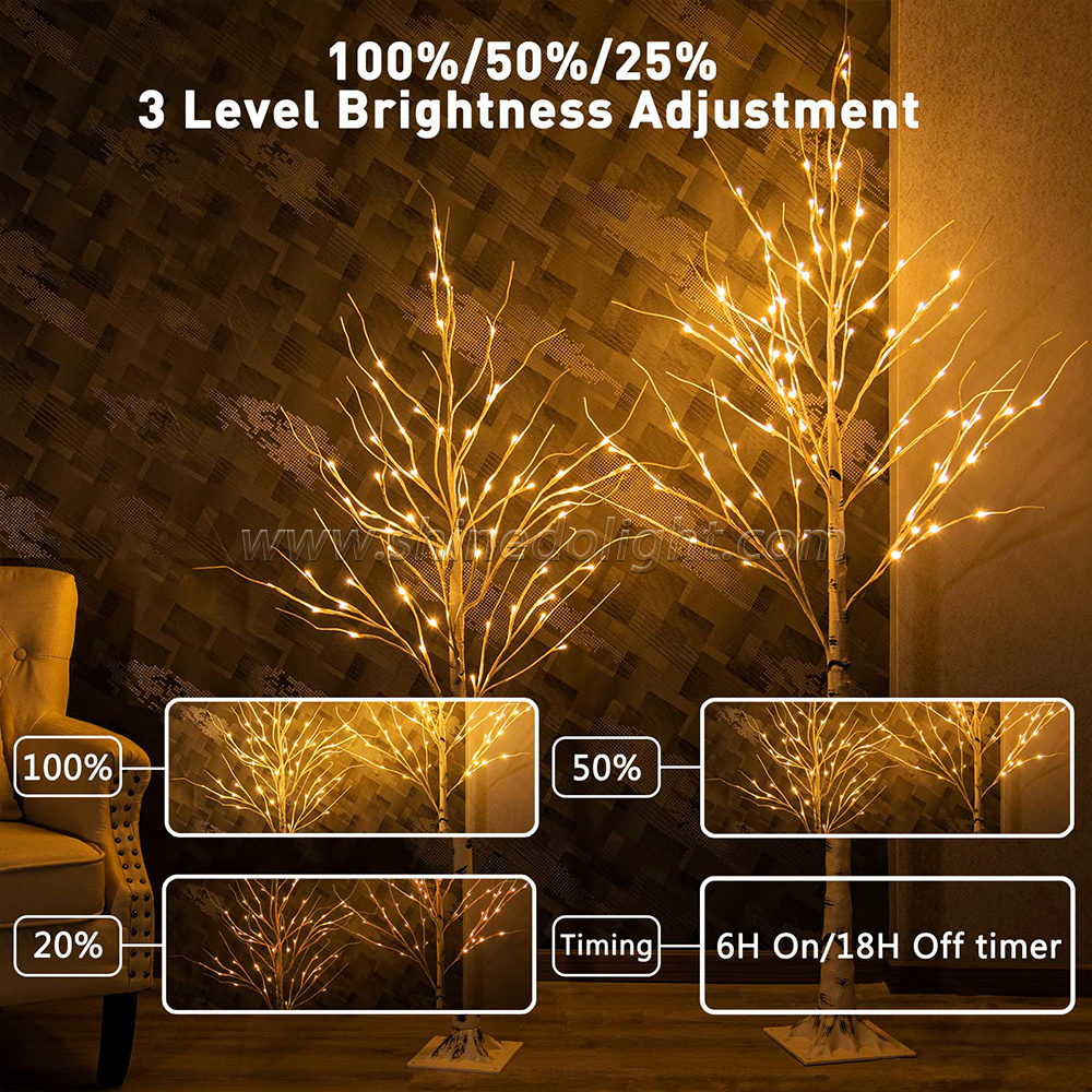 3 mode brightness adjustment LED branch light for the living room bedroom decorative lighting