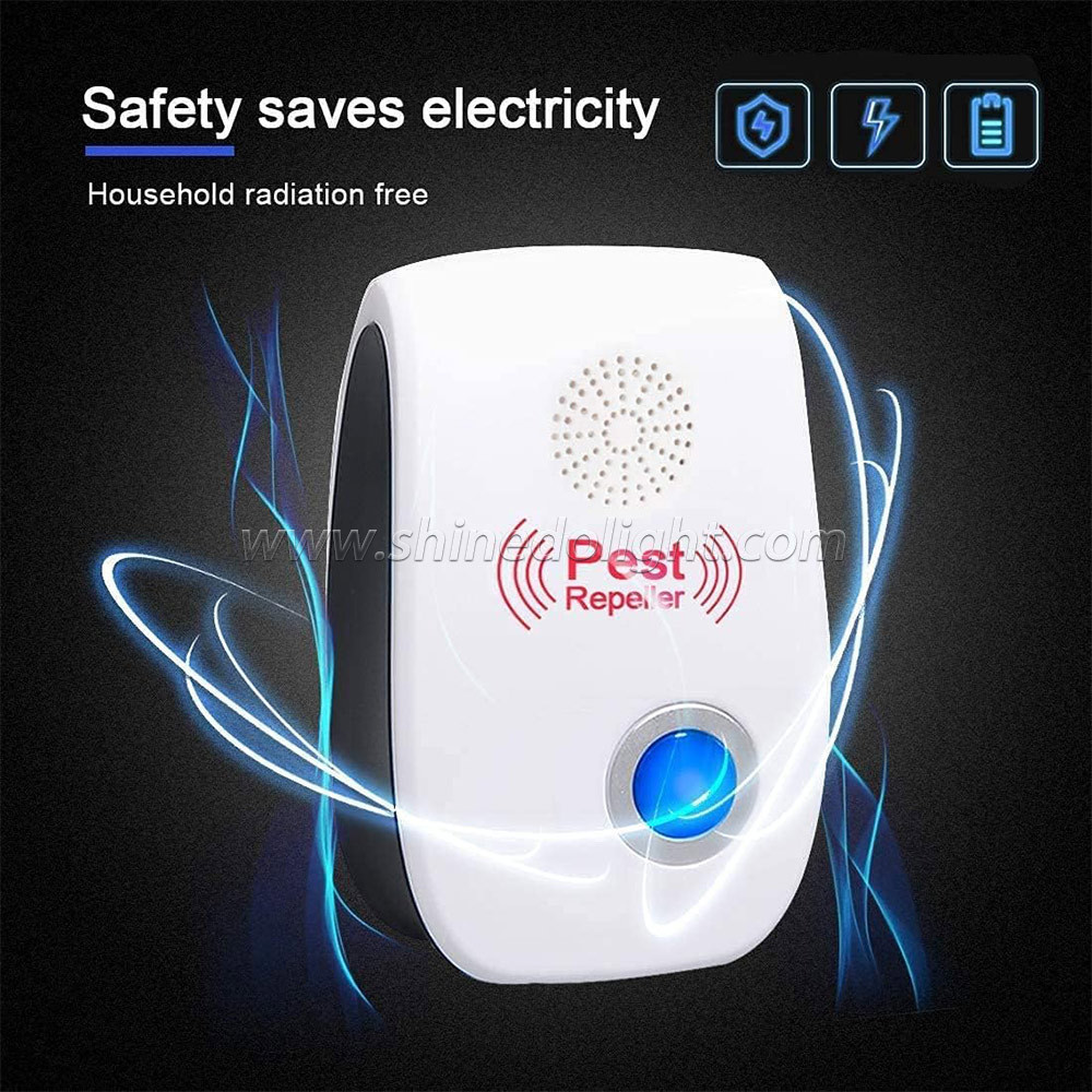 Ultrasonic Pest Repeller Electronic Plug Indoor Sonic Repellent pest Control for Bugs Roaches Insects Mice Spiders