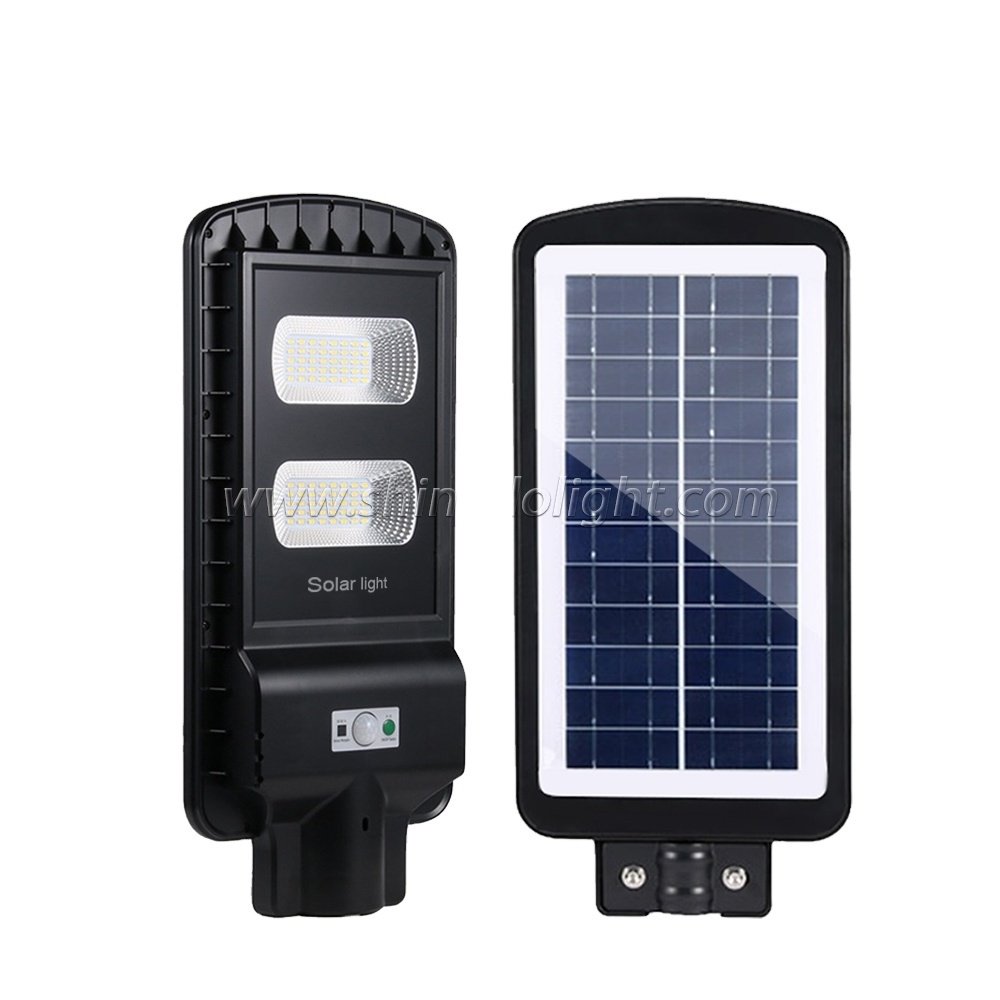 Super Bright 20w 40w 60w Pir Motion Sensor Remote Control Wall Outdoor Solar Led Street Light with Pole