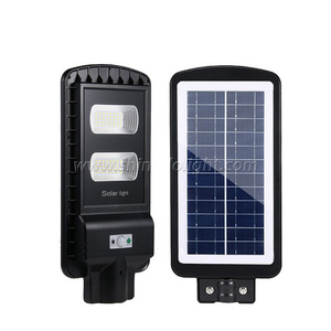 Super Bright 20w 40w 60w Pir Motion Sensor Remote Control Wall Outdoor Solar Led Street Light with Pole